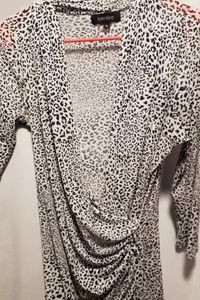 Zebra print top